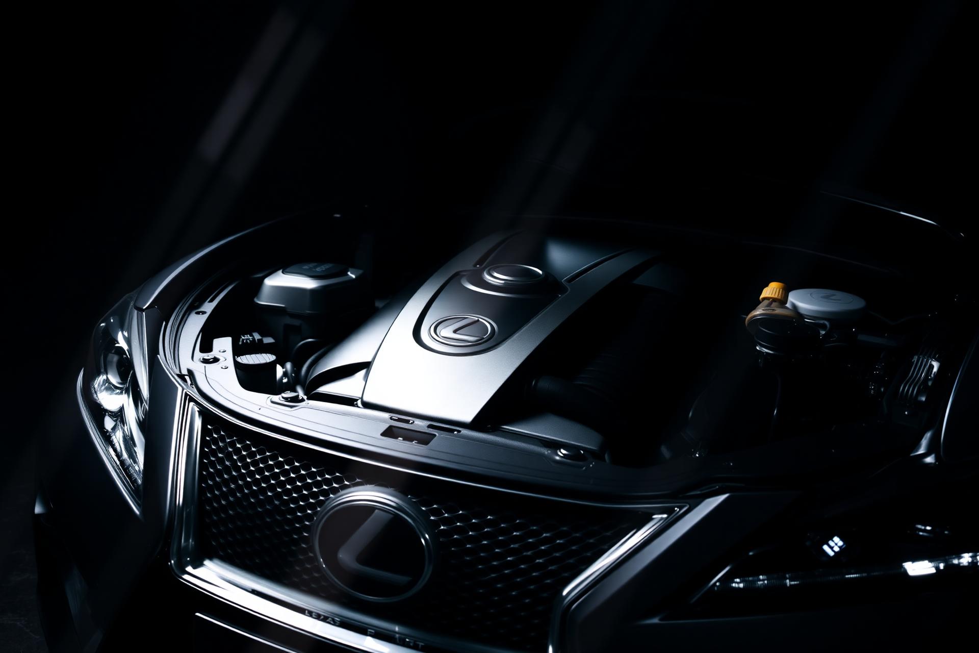 Pristine Lexus engine bay